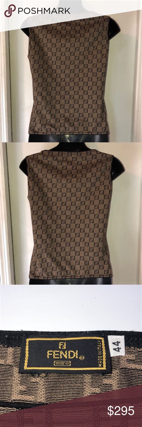 genuine Fendi tank top